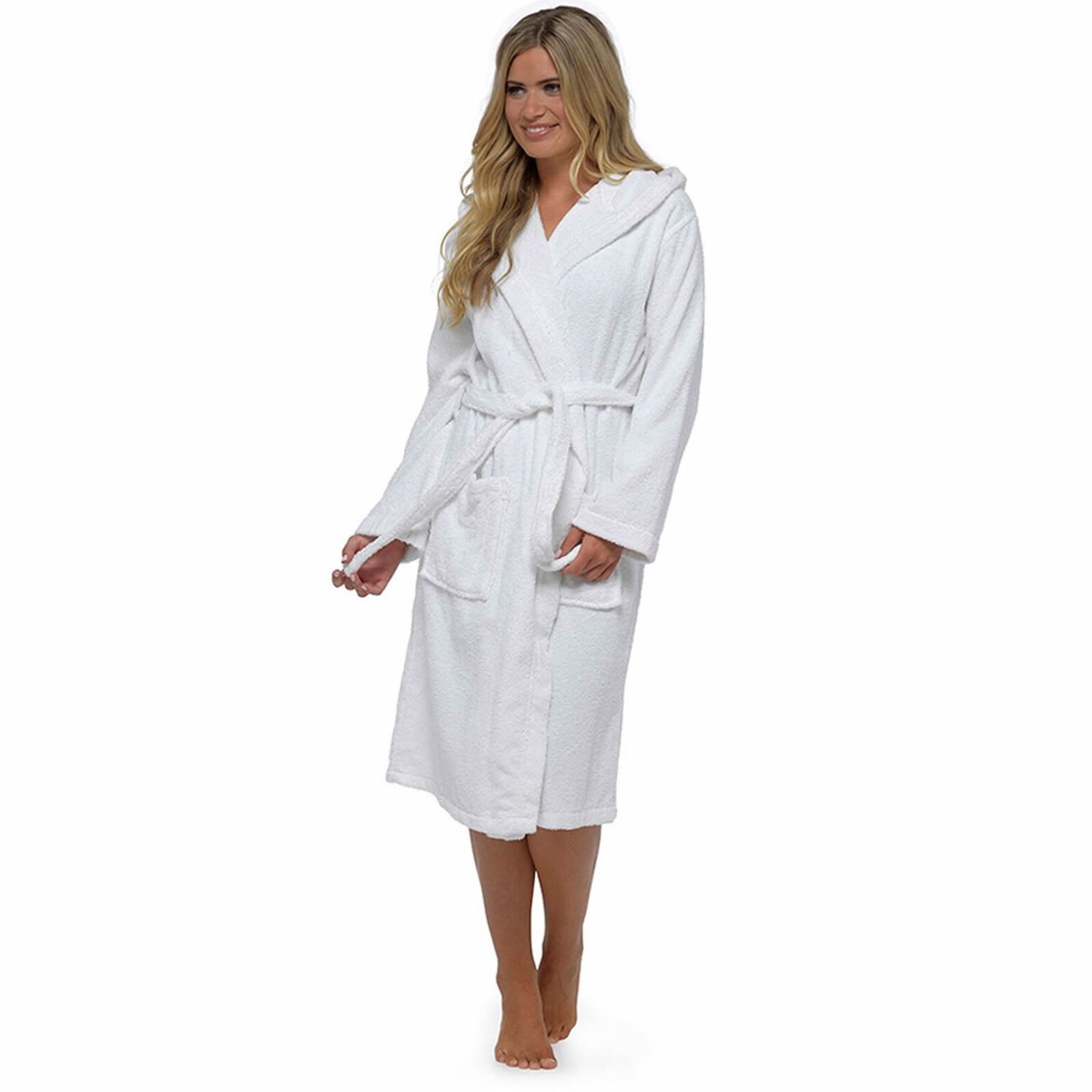 ladies toweling bath robe