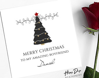 Weihnachtskarte Mit Hasen – 'Frohe Weihnachten' – Süßes Design, Inkl. Umschlag