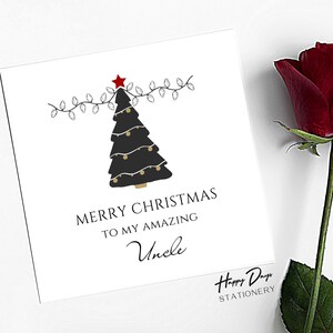 Christmas Card for Uncle Amazing Uncle Christmas Card, Xmas Card for Uncle, Uncle Xmas Card, Uncle Christmas Card, UNCLE, CHRISTMAS 2022