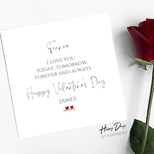 Valentinstagskarte für Verlobte Liebe Valentinstagskarte für Verlobten, Karte für Verlobten, Valentinstagskarte, für Verlobten, VALENTINES CARD