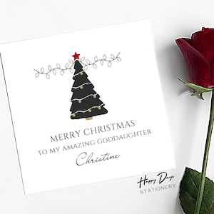 Tarjeta de Navidad para ahijada Increíble tarjeta de Navidad para ahijada, tarjeta de Navidad para ahijada, tarjeta de Navidad para ahijada, AHIJADA, NAVIDAD