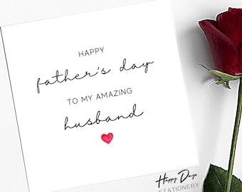 Father's Day Card for Husband Handsome Husband Father's Day Card, Card for Husband, Fathers Day, Husband
