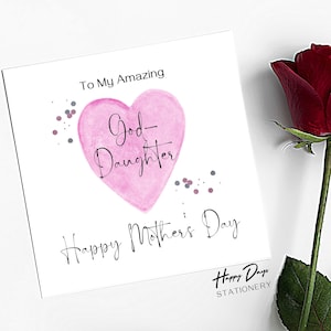Tarjeta del Día de la Madre para Ahijada, Increíble Tarjeta del Día de la Madre para Ahijada, Feliz Día de la Madre, Tarjeta para Ahijada