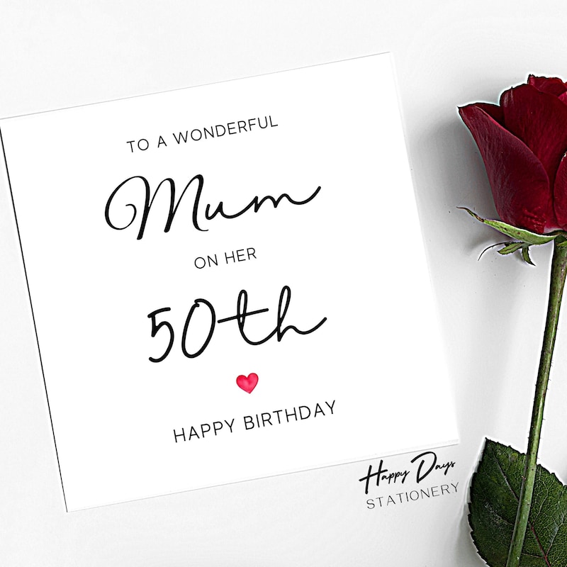 Mama 50 geburtstag Etsy.de