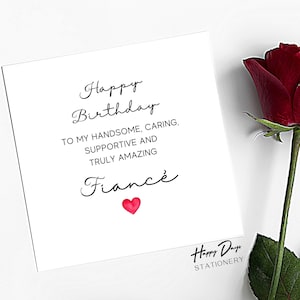 Carte d'anniversaire fiancé Incroyable fiancé, carte d'anniversaire beau fiancé, carte d'anniversaire pour fiancé, carte d'anniversaire, fiancé