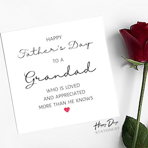 Tarjeta del Día del Padre para el abuelo, Tarjeta del Día del Padre del Abuelo, Tarjeta del Día del Padre, Abuelo, Abuelo, Abuelo