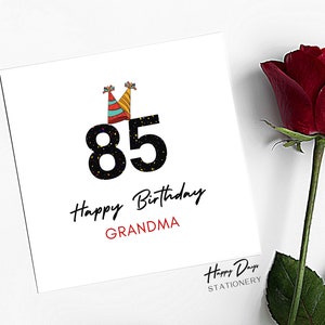 85er Geburtstagskarte für Mann oder Frau, 85er Geburtstagskarte für Sie, 85er Geburtstagskarte für Ihn, 85, 85er, 85er Geburtstagskarte