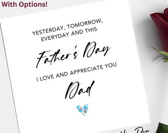 Carte de fête des pères pour papa, carte de fête des pères papa, carte de fête des pères de fille, carte de fête des pères de fils