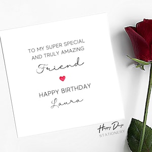 Geburtstagskarte für einen erstaunlichen Freund, Friend Birthday Card