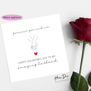 Valentines Card For Husband, Valentines Day card for Husband, Husband Valentines Day card, Husband Valentine Card