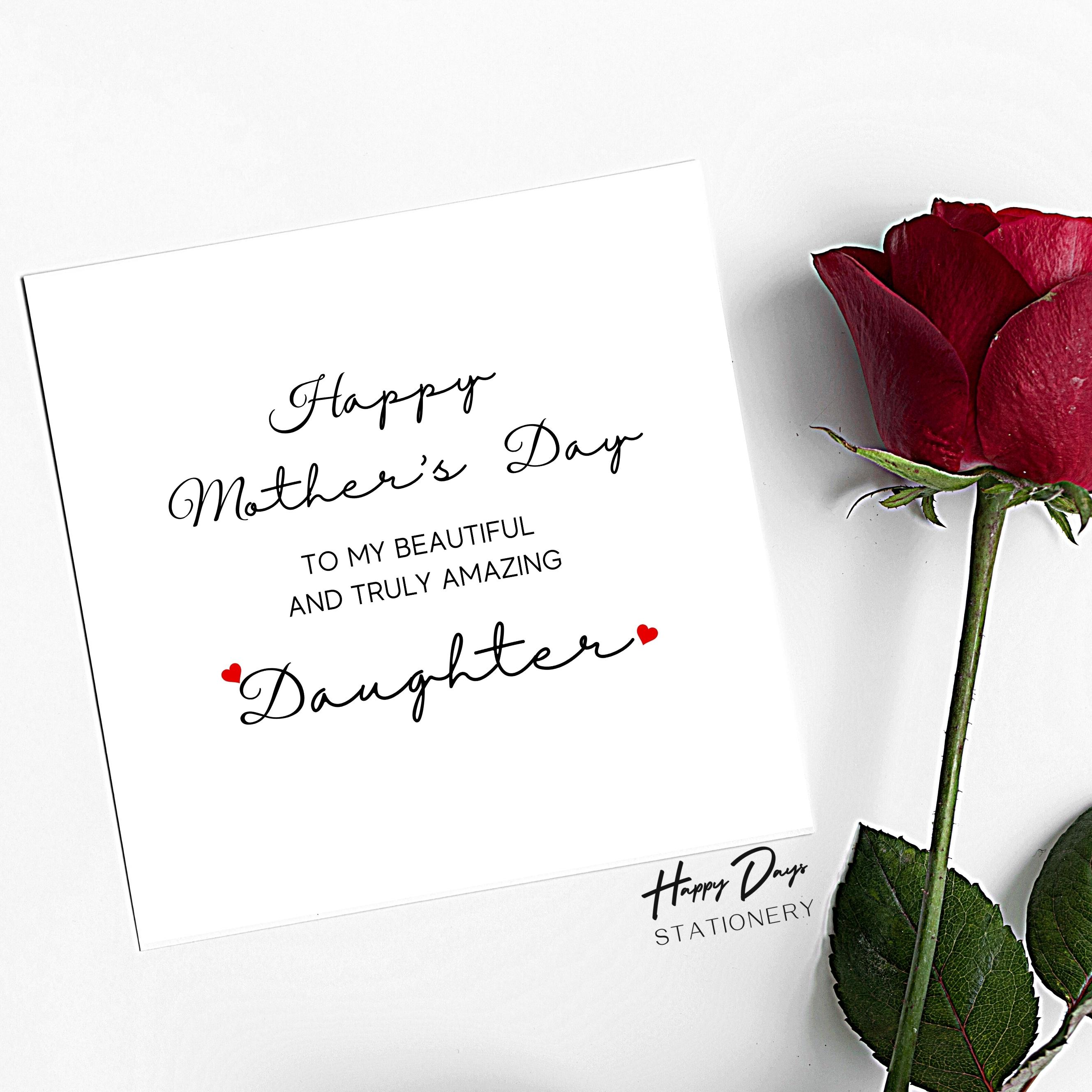 American Greetings Mother's Day Card For Daughter Purple Floral - View #14