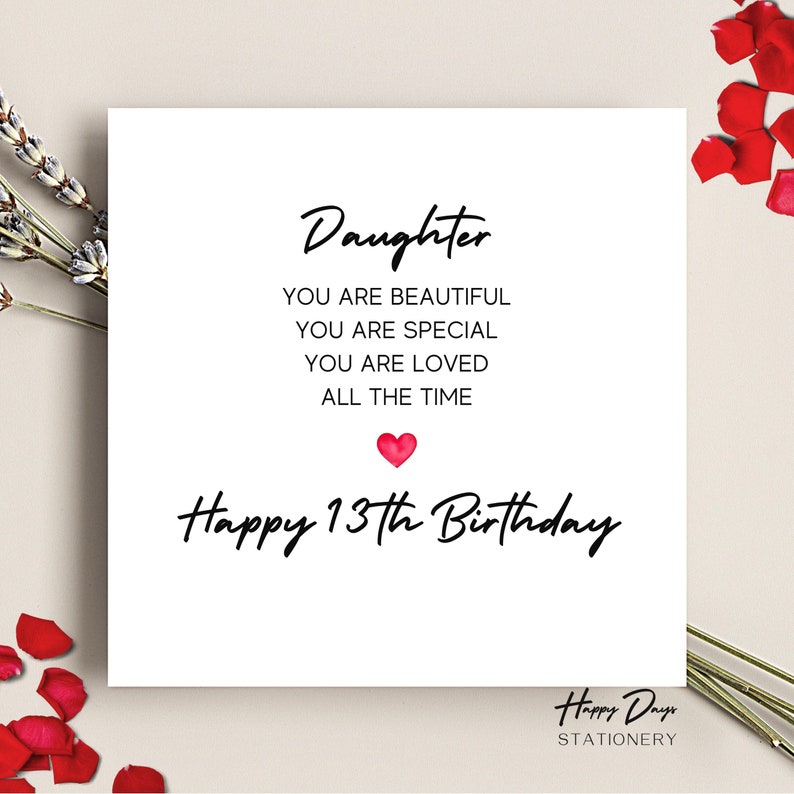 Daughter 13th Birthday Card Poem Daughter 13th Birthday Card Etsy daughter-13th-birthday-card-poem-daughter-13th-birthday-card-etsy