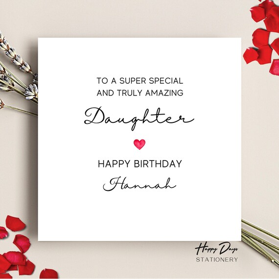 Pregnant Daughter Birthday Card, Daughter Pregnant Card, From Mom To Daughter Gift, From Dad To Daughter Greeting Card