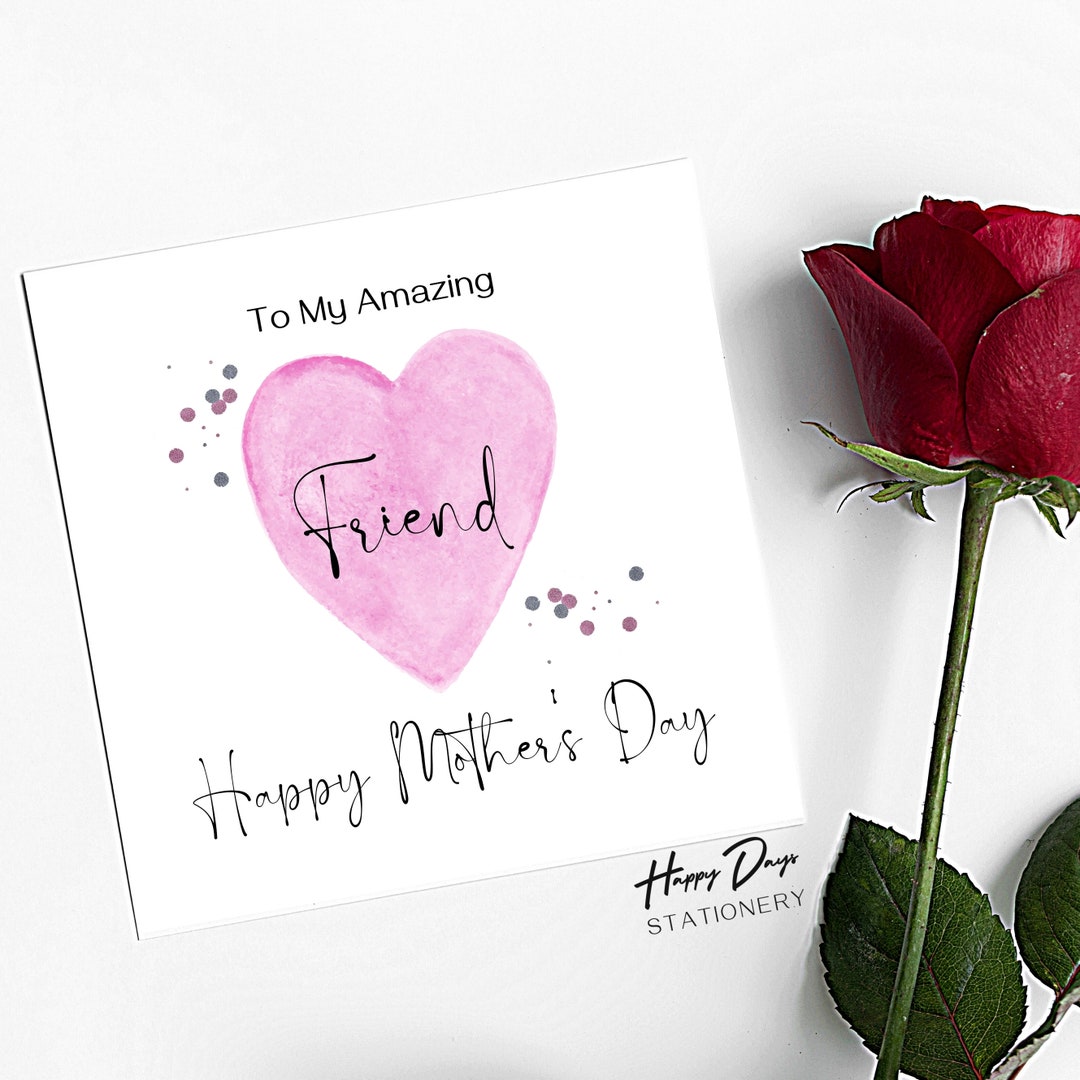 Mother's Day Card for Friend, Lovely Friend Mothers Day Card