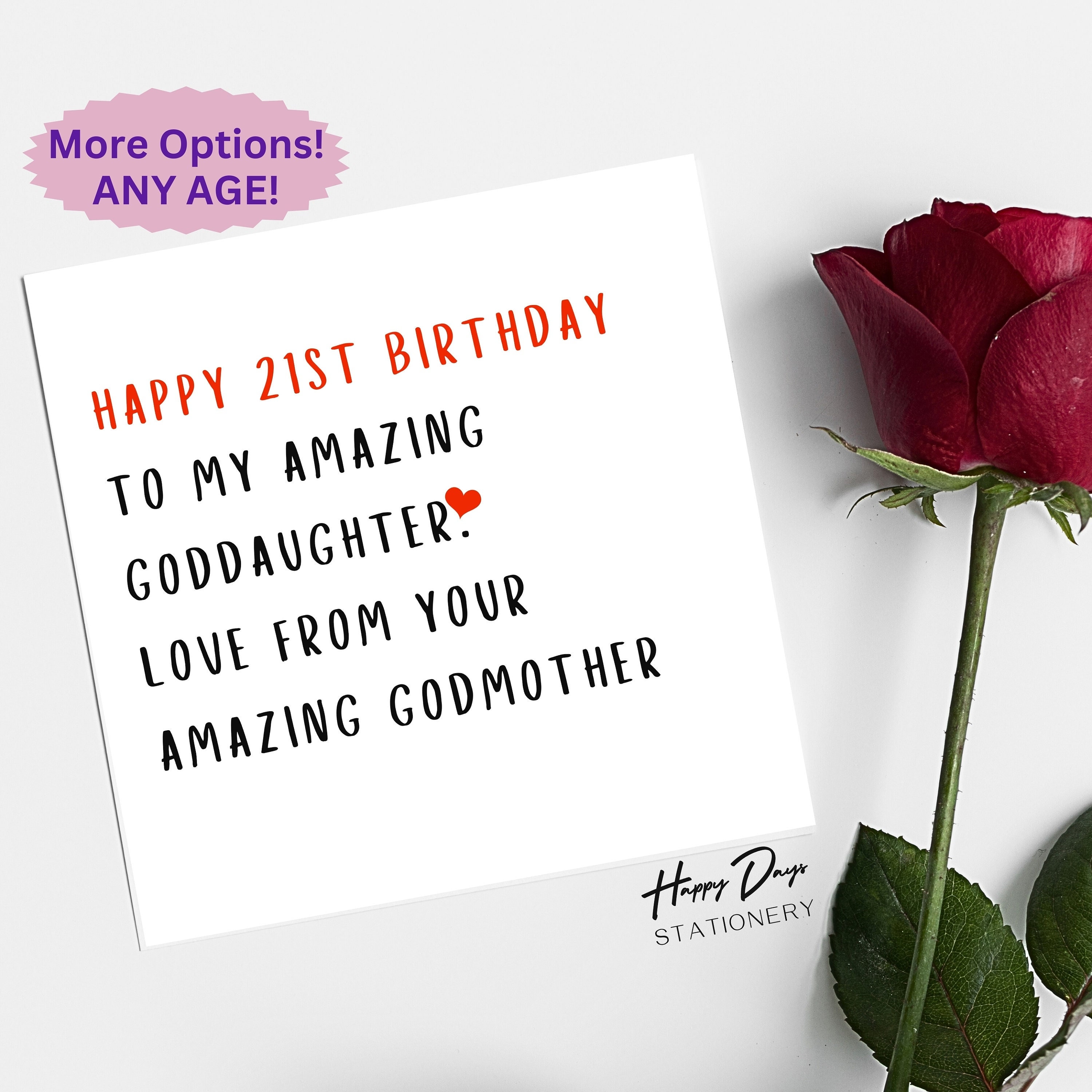Goddaughter Birthday Card 21st Birthday Amazing Goddaughter, 21st Birthday Card for Goddaughter, Goddaughter 21st Birthday, 21st, 21 Goddaughter Birthday Card 21st Birthday Amazing Goddaughter, 21st Birthday Card for Goddaughter, Goddaughter 21st Birthday, 21st, 21