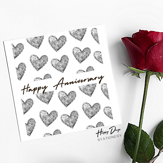 Husband Anniversary Card Printable Happy Anniversary Card Cute ...