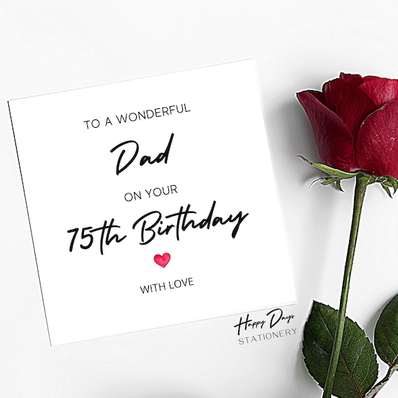 Wonderful Dad Birthday Card Wonderful Dad Birthday Card