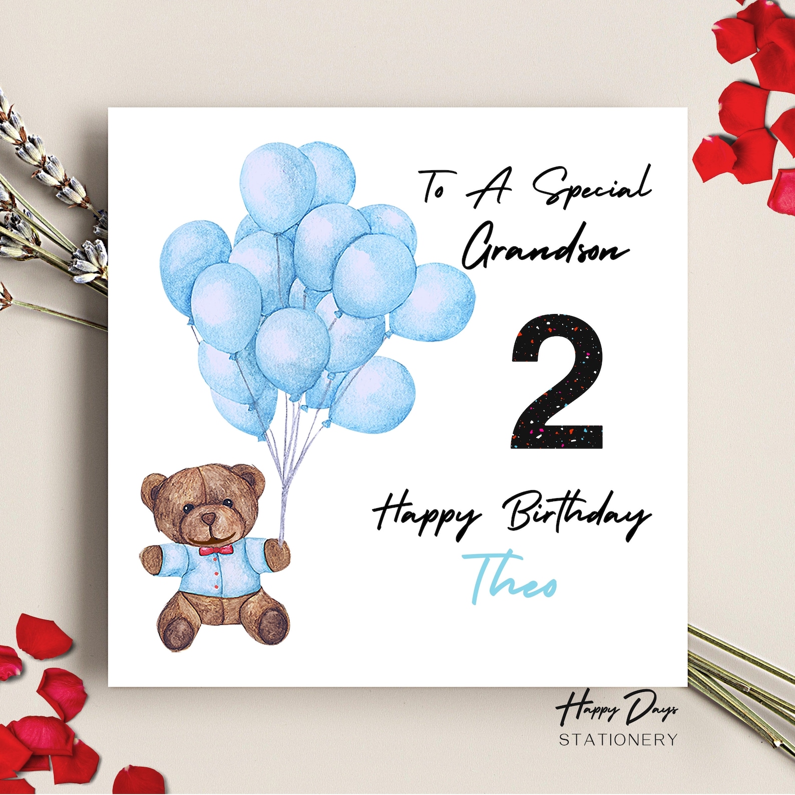 2nd-birthday-card-for-grandson-second-birthday-card-grandson-etsy