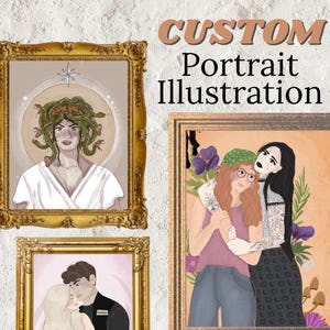 Personalisiertes Buchcharakter-Porträt | Personalisierte Illustration | Benutzerdefinierte Charakter Kunst | Digitale Zeichnung vom Foto oder Beschreibung