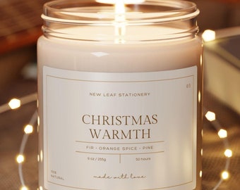 Christmas Warmth • 9oz Soy Wax Candle