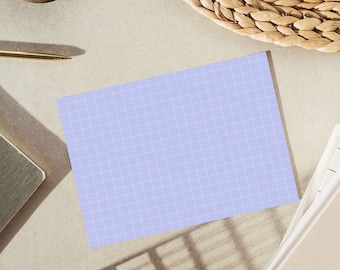 Royal Orchid • Square Grid Large Sticky Notes • Sustainable Stationery