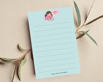 Today I Will • Blue Lined • Desk Companion • Sustainable Post-it® Note