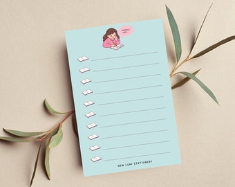 Today I Will • Blue Checklist • Desk Companion • Sustainable Post-it® Note