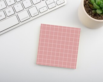 Melon Sorbet • Square Grid • Sustainable Post-it® Note Pad