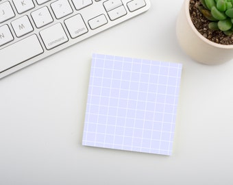 Orchid Dream • Square Grid Sticky Note • Sustainable Post-it® Note Pad