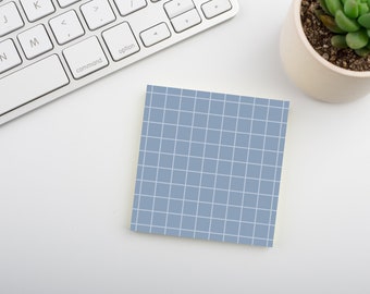 Blue Mist • Square Grid Sticky Note • Sustainable Post-it® Note Pad