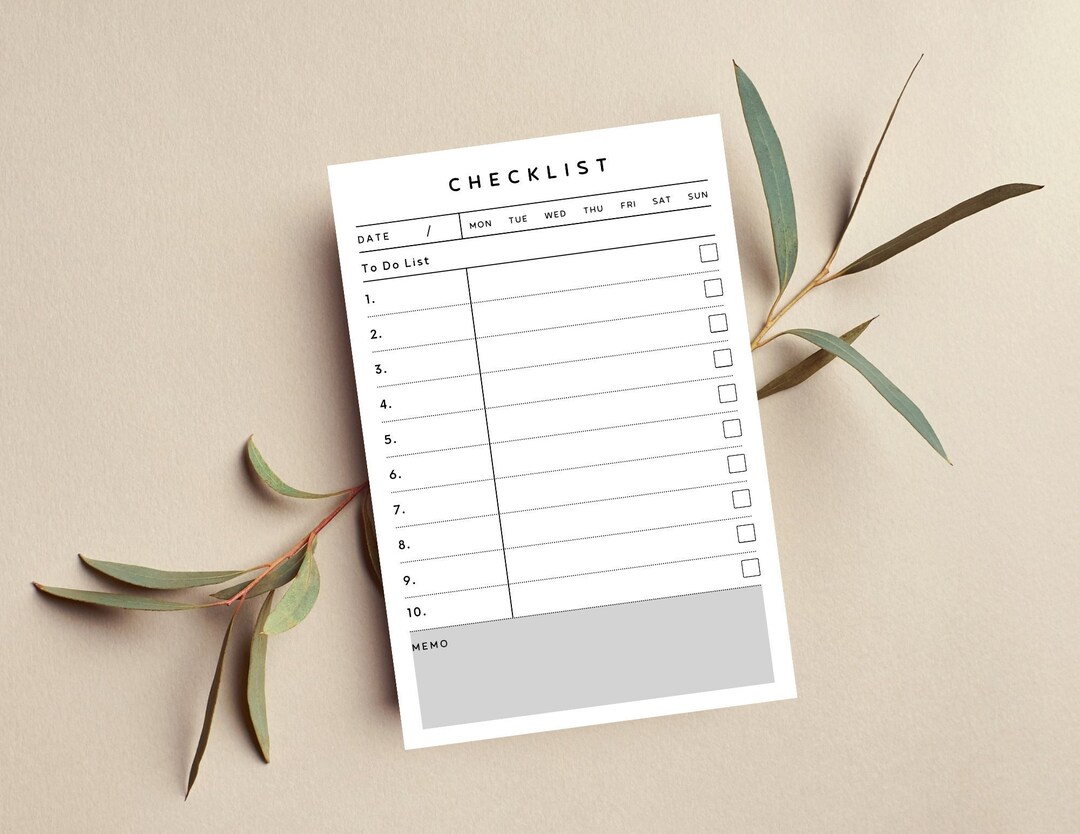 Path Checklist Stone Path โข Daily To-do Checklist Planner 4x6 Post-itยฎ Note Pads โข 50 ...