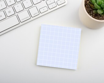 Amethyst • Square Grid Sticky Note • Sustainable Post-it® Note Pad