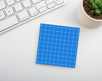 Ocean Depths • Square Grid Sticky Note • Sustainable Post-it® Note Pad