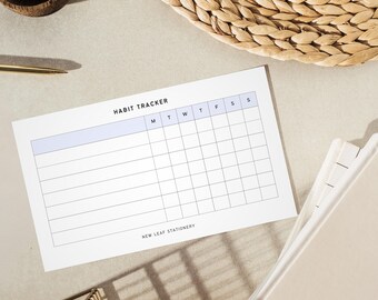 Berry Blossom • 50 Sheet Habit Tracker • Sustainably Sourced Paper