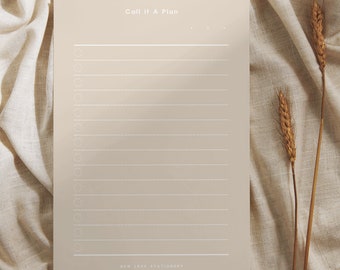 Call it a Plan • Brown • Sustainable Post-it® Note