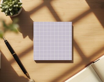 Ashen Plum Sticky Notes • Hela kanvasen och rutnätslayouten • 50 ark • 3 m Post-it-klistermärke • 3x3