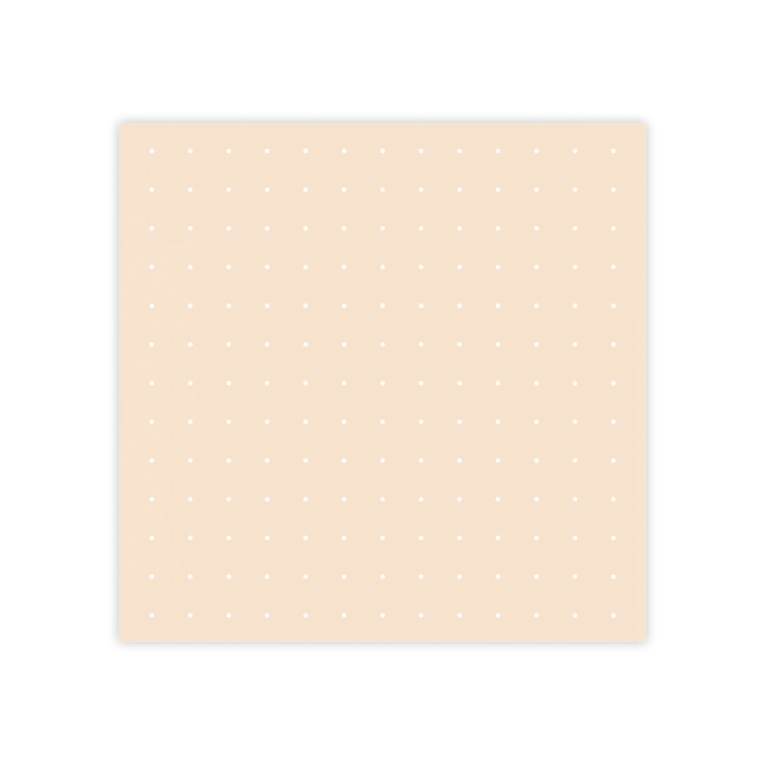 Almond Brown Lined Dot Grid , Post-it® Note Pads - Etsy