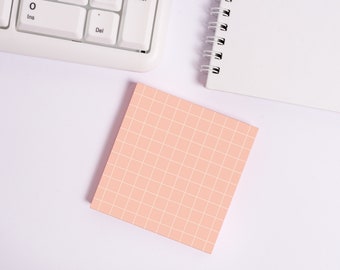 Tangerine • Square Grid Sticky Note • Sustainable Post-it® Note Pads