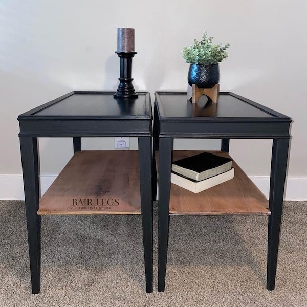 SOLD Wood End Tables, Side Tables, Night Stands