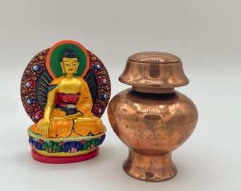 Buddha&#39;s Rice in Copper Jar