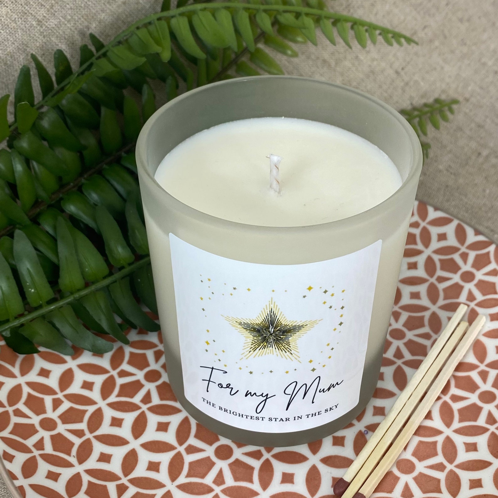 Mum Bereavement With Sympathy Candle Remembrance Memoriam Etsy UK