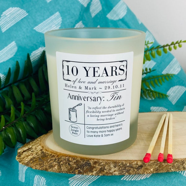 Tin Anniversary Containers Etsy