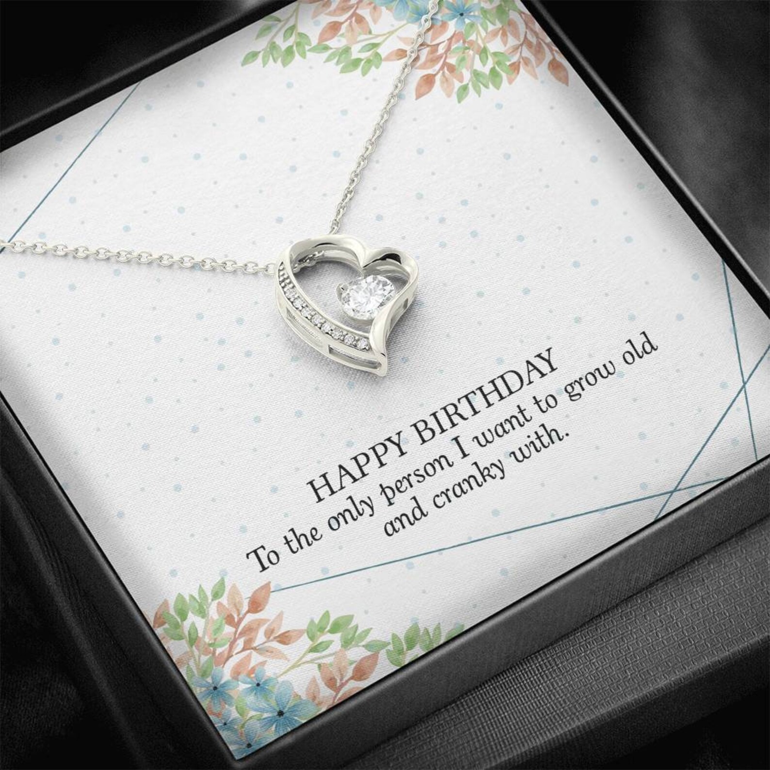 Stunning Birthday Necklace with a personalized Birthday Etsy