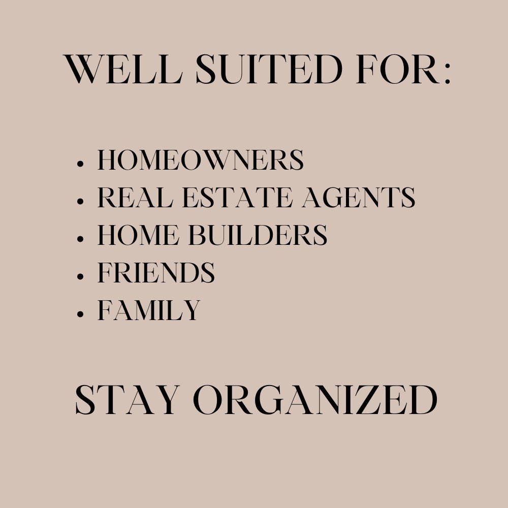 New Construction One Year Warranty Checklist Guide Packet Canva