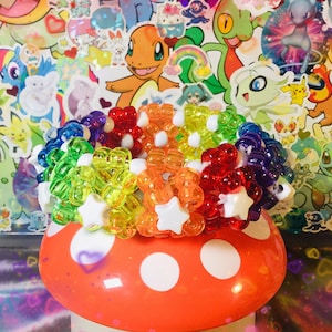 Rainbow 3D Ufo Kandi Cuff