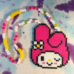 Here's a Pochacco I did! He's made using mini perler beads :) : r