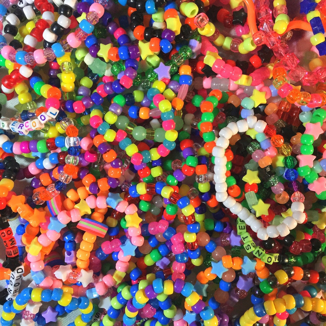 Set of 10 Random Kandi Singles Bracelets - Etsy