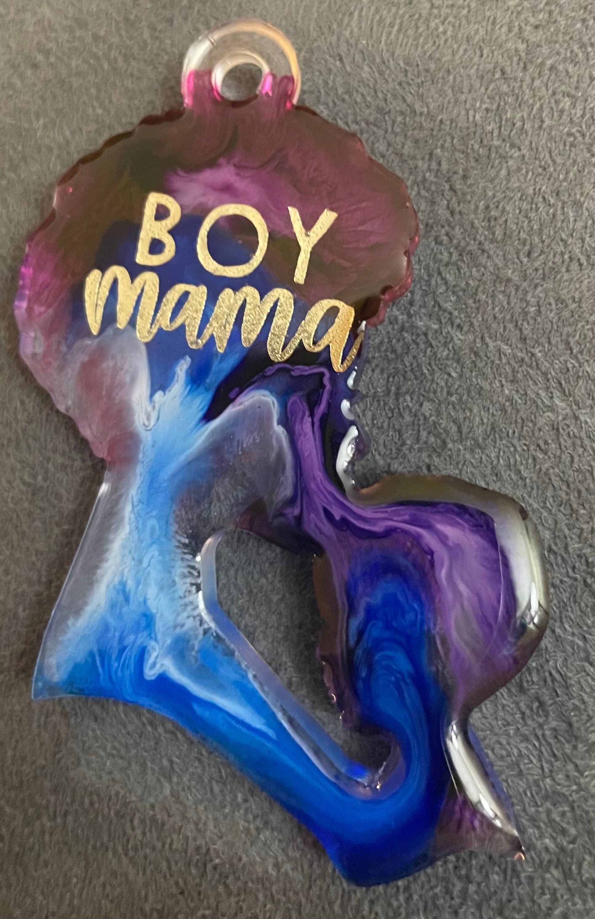 Boy Mama Keychain – Girl and Creativity