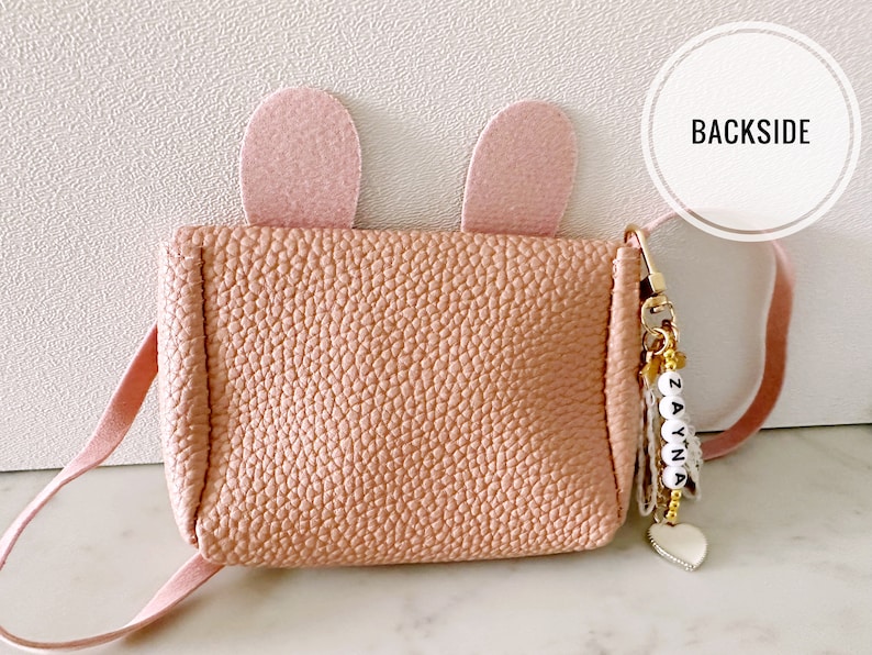 Baby First Purse Personalized Name Bunny Wallet Handbag 1st Etsy