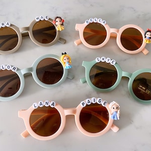 Personalized Girls Princess Party Themed Sunglasses for Girls Shades Toddlers Kids Babies Present Easter Gift Best Birthday Favors